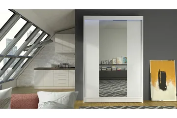 Garderob + LED - Vit/RGB LED - Förvaring - Klädförvaring - Garderob & garderobssystem