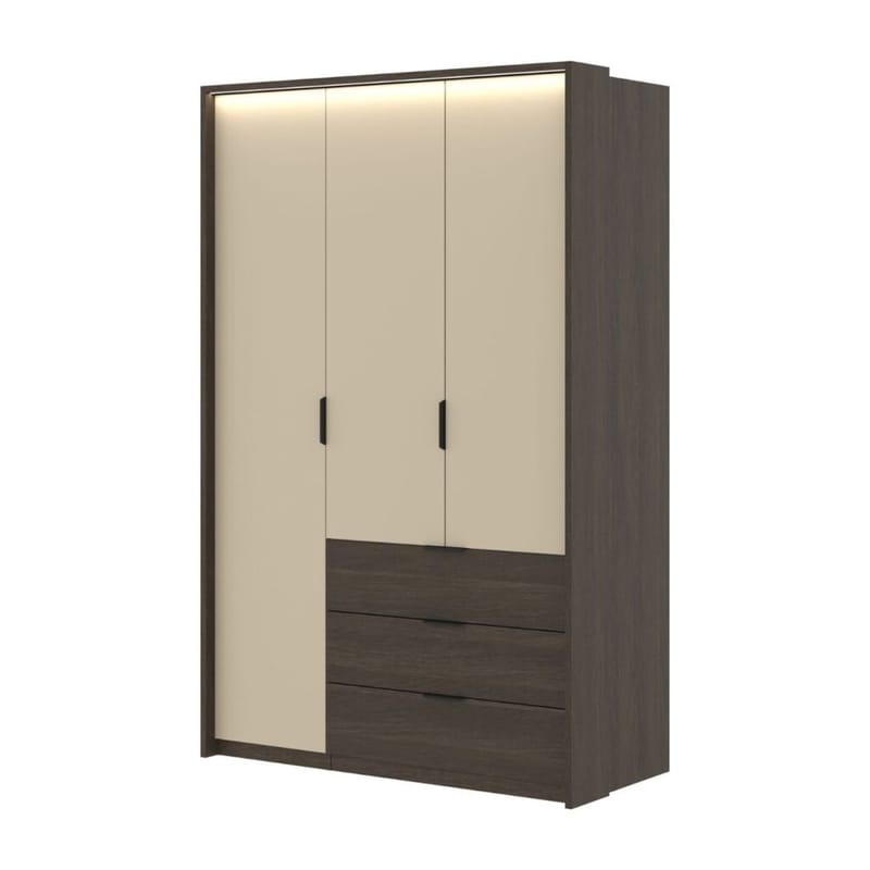 Garderob Mola 3 Dörrar med 3 Lådor - Förvaring - Klädförvaring - Garderob & garderobssystem