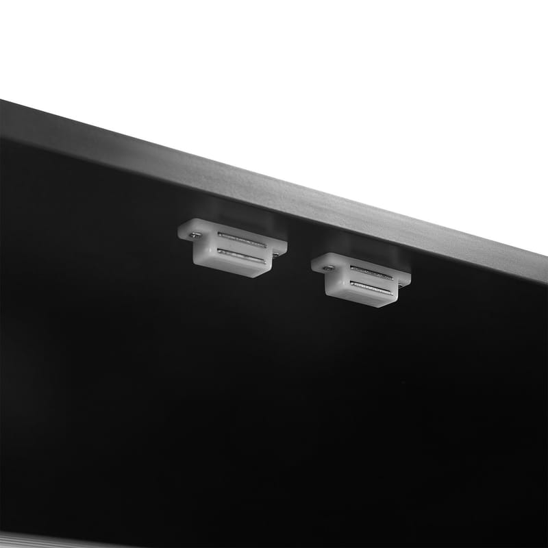 Garderob Morvi 100x56x175 cm - Svart - Förvaring - Klädförvaring - Garderob & garderobssystem - Klädskåp & fristående garderob