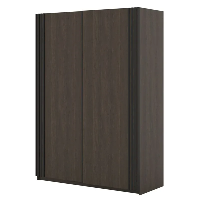 Garderob Niva 2 Skjutdörrar, Dunin-ek