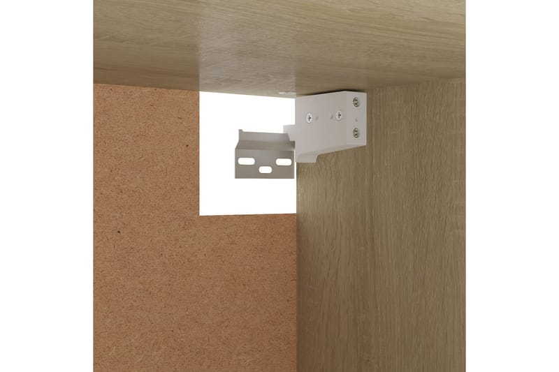 Garderob sonoma-ek 100x32,5x35 cm spånskiva - Brun - Förvaring - Klädförvaring - Garderob & garderobssystem