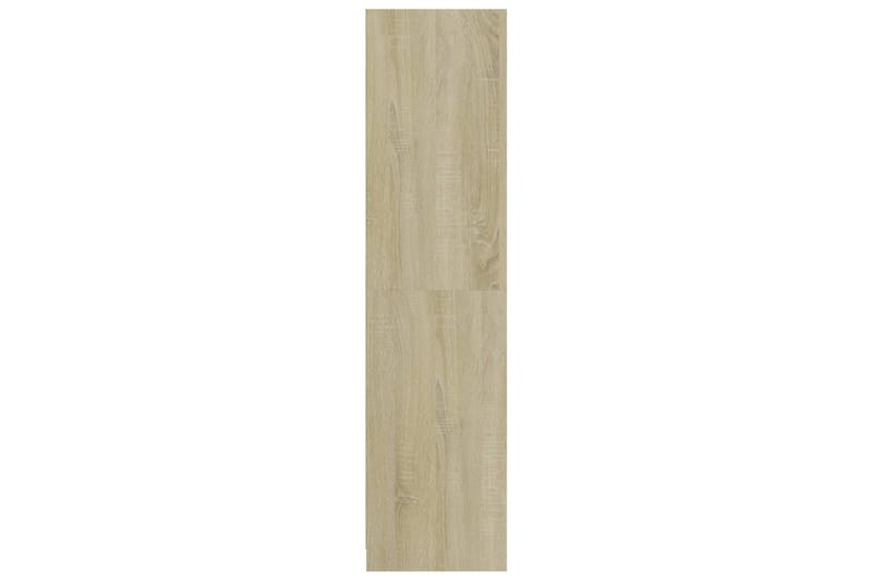 Garderob sonoma-ek 100x50x200 cm spånskiva - Brun - Förvaring - Klädförvaring - Garderob & garderobssystem