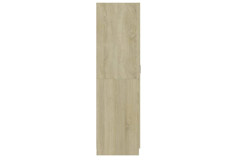 Garderob sonoma-ek 80x52x180 cm spånskiva - Brun - Förvaring - Klädförvaring - Garderob & garderobssystem