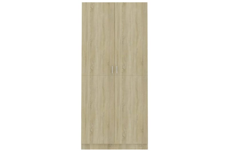 Garderob sonoma-ek 90x52x200 cm spånskiva - Brun - Förvaring - Klädförvaring - Garderob & garderobssystem