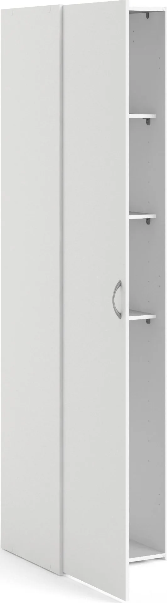 Garderob Space 40 cm Bred 175 cm Hög - Vit - Förvaring - Klädförvaring - Garderob & garderobssystem - Klädskåp & fristående garderob