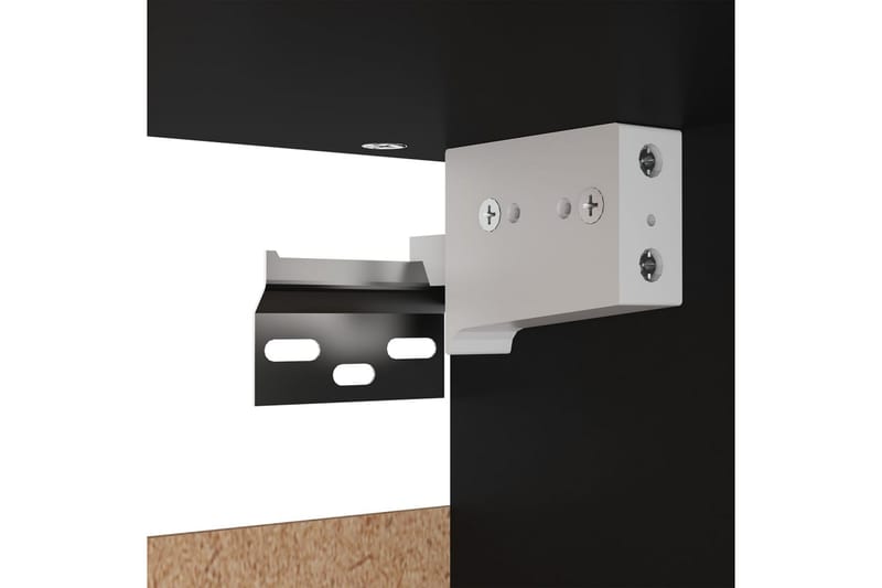 Garderob svart 70x32,5x35 cm spånskiva - Svart - Förvaring - Klädförvaring - Garderob & garderobssystem