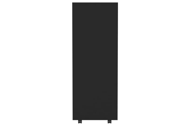 Garderob svart 80x40x110 cm spånskiva - Svart - Förvaring - Klädförvaring - Garderob & garderobssystem