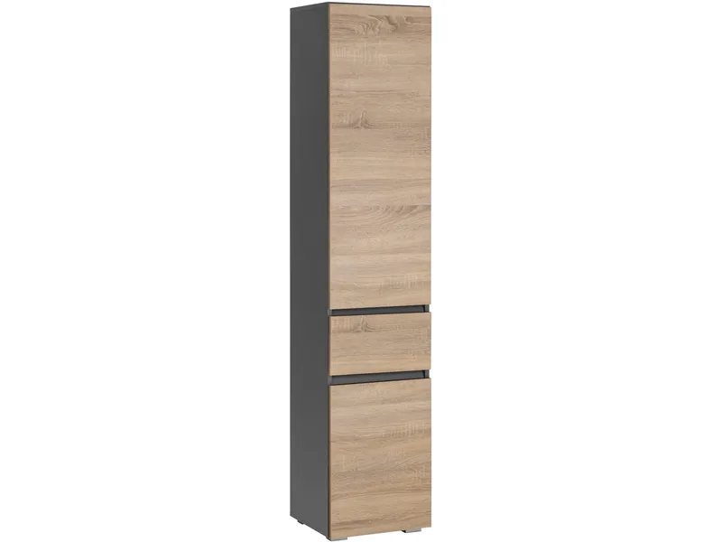 Garderob utan spegel Hudnall Garderob 38x35 cm Hög Natur,Antracit, undefined