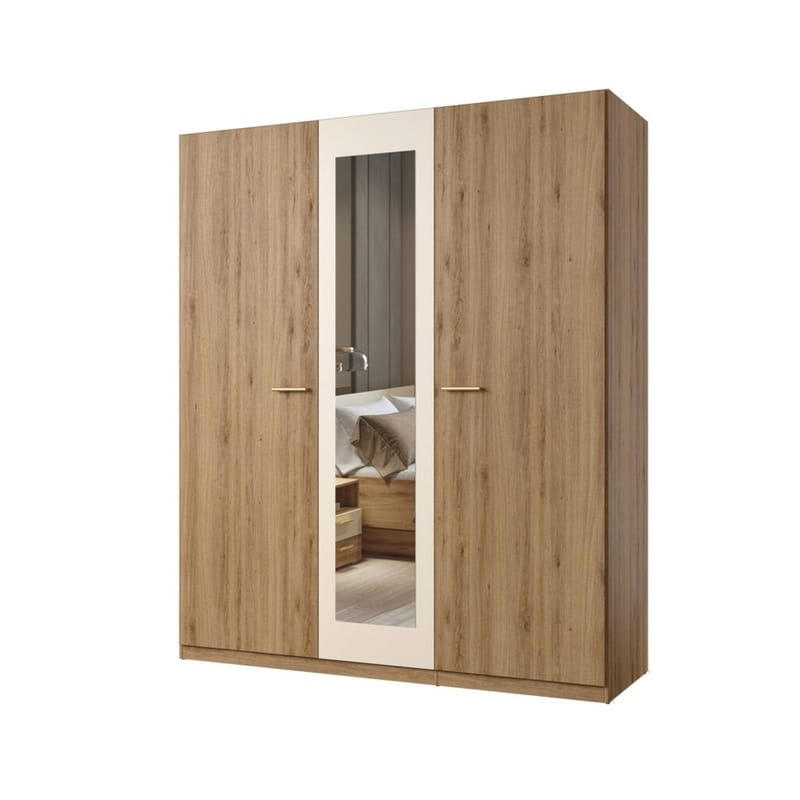 Garderob Vertina 3 Dörrar 1 Spegel, undefined