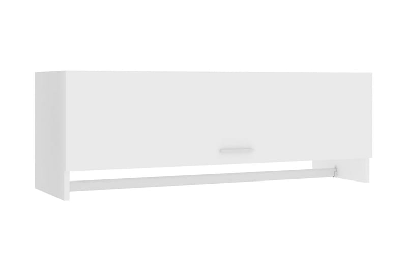 Garderob vit 100x32,5x35 cm spånskiva - Vit - Förvaring - Klädförvaring - Garderob & garderobssystem