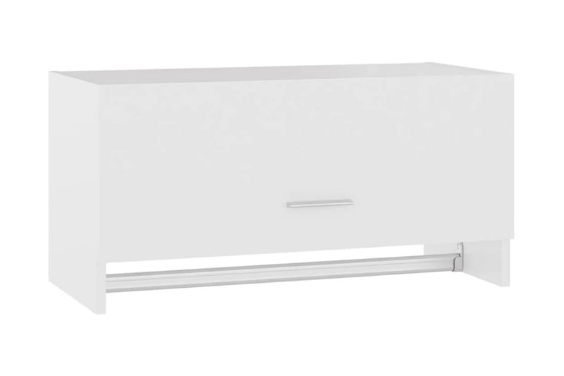 Garderob vit 70x32,5x35 cm spånskiva - Vit - Förvaring - Klädförvaring - Garderob & garderobssystem