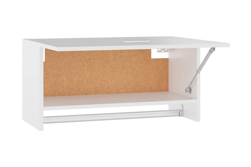 Garderob vit 70x32,5x35 cm spånskiva - Vit - Förvaring - Klädförvaring - Garderob & garderobssystem