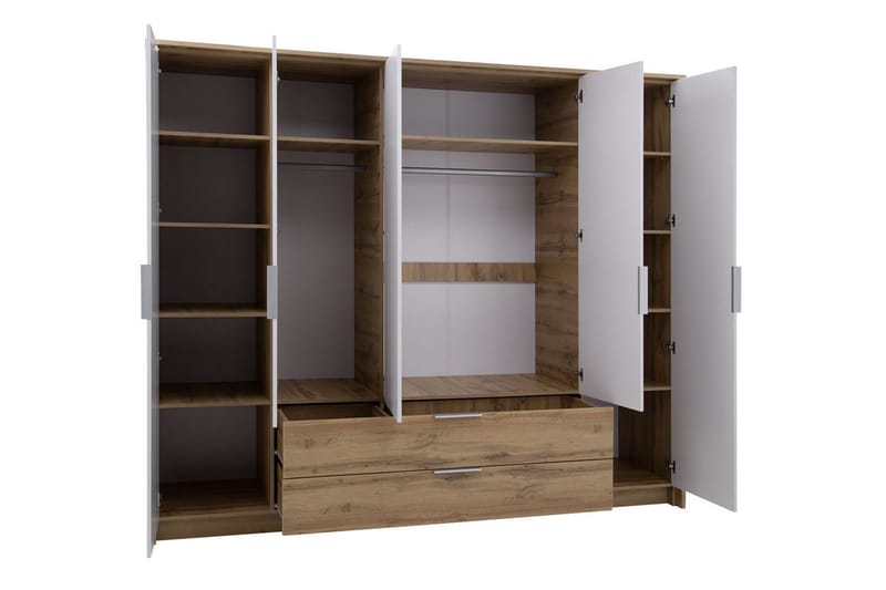 Garderob - Vit|Ek - Förvaring - Klädförvaring - Garderob & garderobssystem