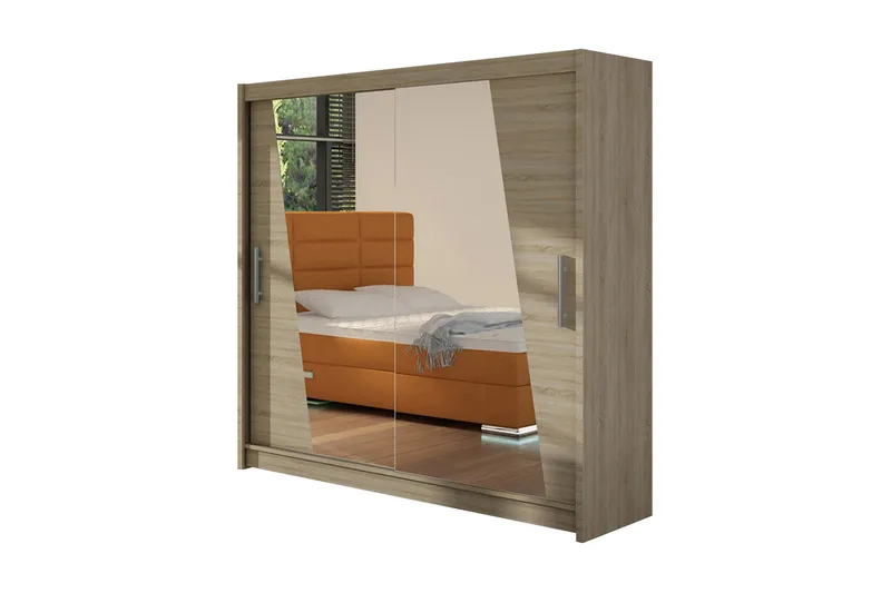 Garderob Prag LED-belysning, Ek