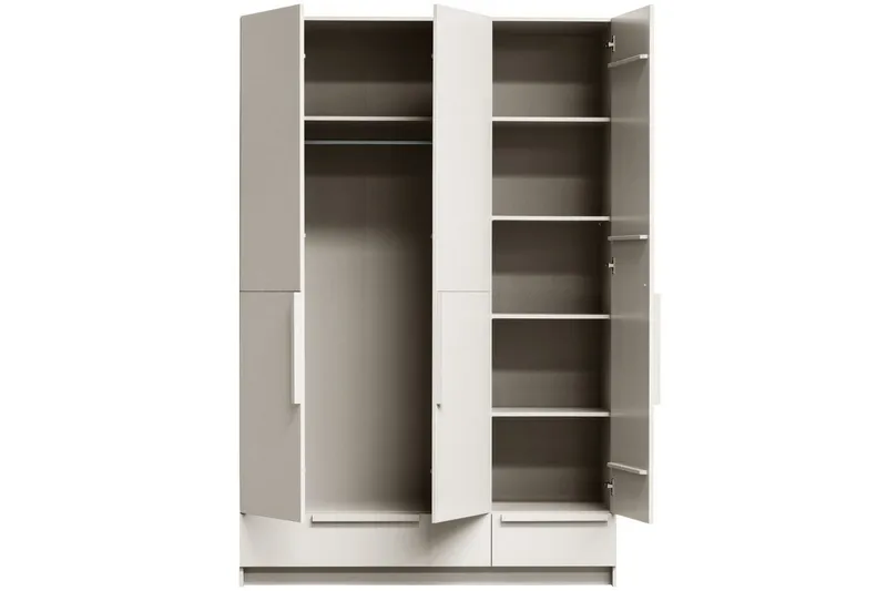 Garderob Pure 3 dörrar - 3 dörrar - Förvaring - Klädförvaring - Garderob & garderobssystem - Klädskåp & fristående garderob