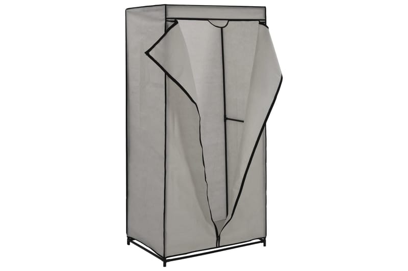 Garderober 2 st grå 75x50x160 cm - Grå - Resegarderob