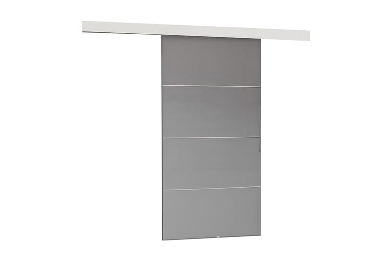 Malibu Dörr 204x106x205 cm - Antracit - Förvaring - Klädförvaring - Garderob & garderobssystem - Garderobsdörr - Skjutdörrar garderob