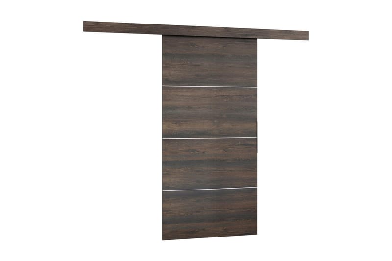 Malibu Dörr 204x106x205 cm - Brun/Flerfärgad/Vit - Förvaring - Klädförvaring - Garderob & garderobssystem - Garderobsdörr - Skjutdörrar garderob