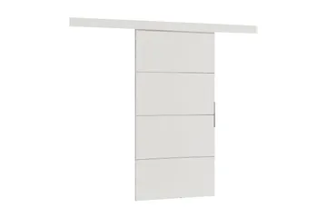 Malibu Dörr 204x96x205 cm - Vit - Förvaring - Klädförvaring - Garderob & garderobssystem - Garderobsdörr - Skjutdörrar garderob