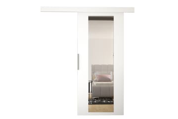 Nemanja Skjutdörr 86x205 cm - Vit - Förvaring - Klädförvaring - Garderob & garderobssystem - Garderobsdörr - Skjutdörrar garderob