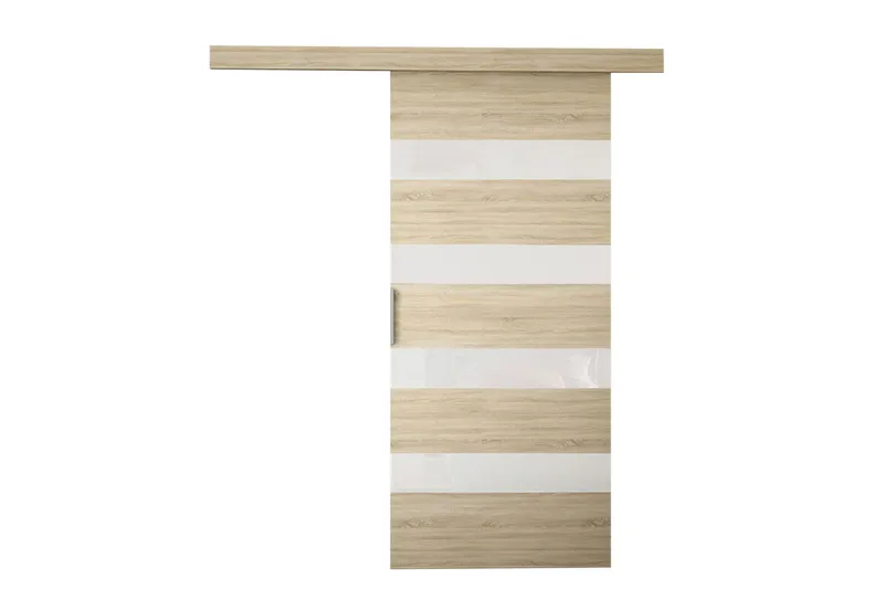 Skjutdörr MARTI - Ek/Vit - Förvaring - Klädförvaring - Garderob & garderobssystem - Garderobsdörr - Skjutdörrar garderob