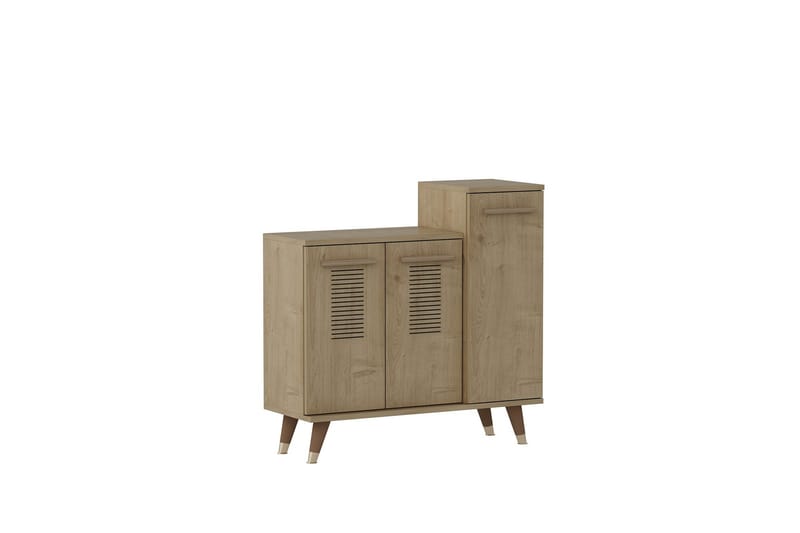 Asimo Skohylla Garderob 90x90,6 cm Brun - Hanah Home - Förvaring - Klädförvaring - Garderob & garderobssystem - Garderobsinredning - Skohylla garderob