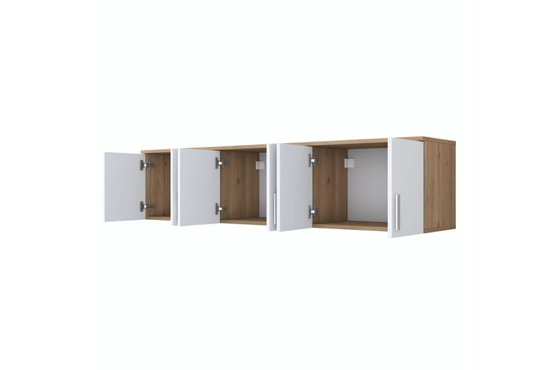 Lukkha Hallmöbel - Valnöt/Vit - Förvaring - Klädförvaring - Garderob & garderobssystem - Garderobsinredning - Backstativ