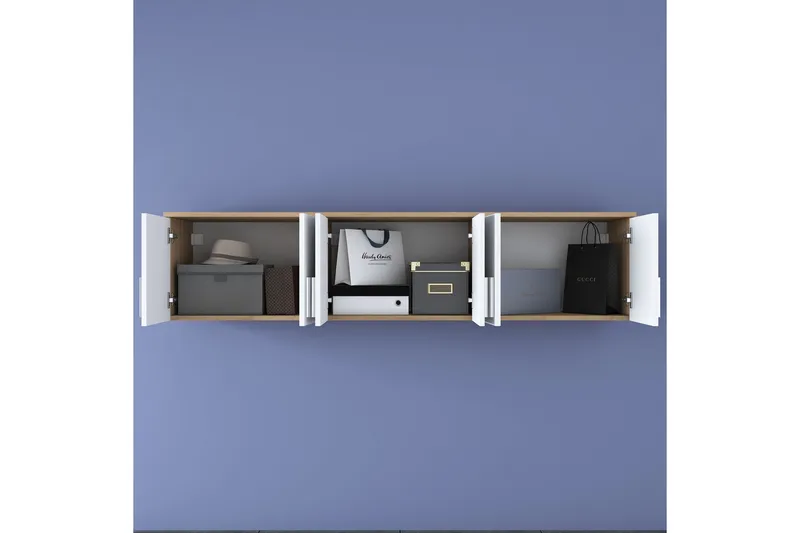 Lukkha Hallmöbel - Valnöt/Vit - Förvaring - Klädförvaring - Garderob & garderobssystem - Garderobsinredning - Backstativ