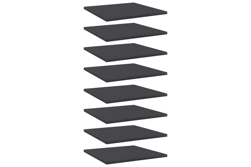 Hyllplan 8 st grå 40x40x1,5 cm spånskiva - Grå - Förvaring - Klädförvaring - Garderob & garderobssystem - Garderobsinredning - Hyllplan till garderob