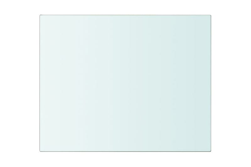 Hyllplan 2 st glas genomskinlig 20x20 cm - Transparent - Förvaring - Klädförvaring - Garderob & garderobssystem - Garderobsinredning - Hyllplan till garderob