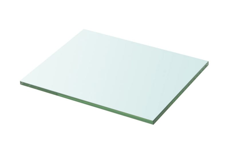 Hyllplan 2 st glas genomskinlig 20x20 cm - Transparent - Förvaring - Klädförvaring - Garderob & garderobssystem - Garderobsinredning - Hyllplan till garderob
