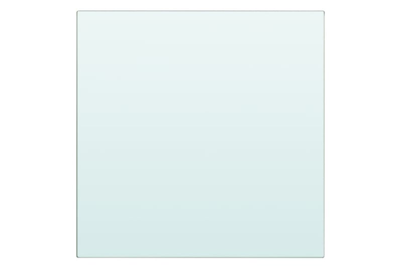 Hyllplan 2 st glas genomskinlig 30x25 cm - Transparent - Förvaring - Klädförvaring - Garderob & garderobssystem - Garderobsinredning - Hyllplan till garderob