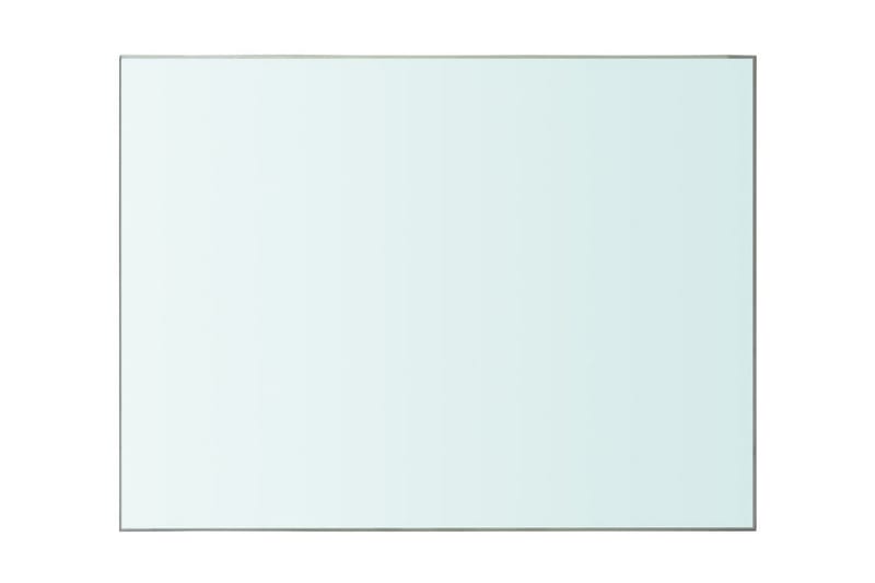 Hyllplan 2 st glas genomskinlig 40x30 cm - Transparent - Hyllplan till garderob - Hyllplan & hyllkonsol