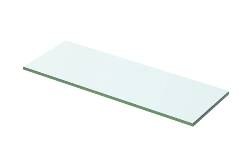 Hyllplan 2 st glas genomskinlig 50x12 cm - Transparent - Hyllplan & hyllkonsol - Hyllplan till garderob