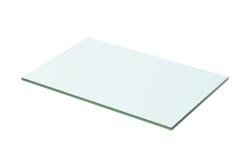 Hyllplan 2 st glas genomskinlig 50x25 cm - Transparent - Förvaring - Klädförvaring - Garderob & garderobssystem - Garderobsinredning - Hyllplan till garderob