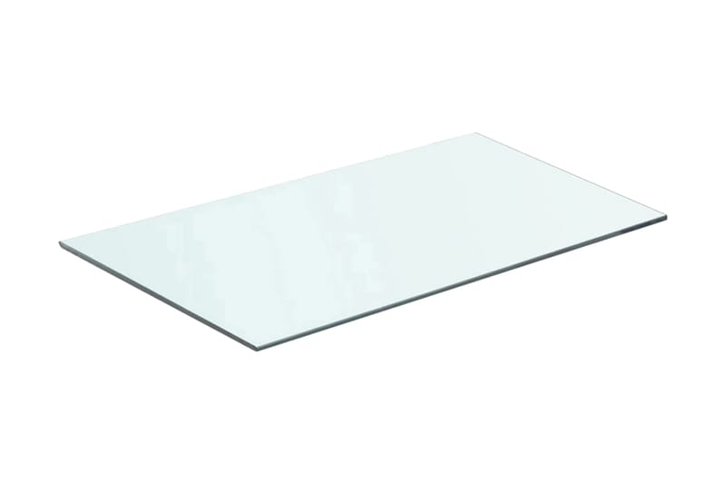 Hyllplan 2 st glas genomskinlig 60x30 cm - Transparent - Hyllplan till garderob - Hyllplan & hyllkonsol