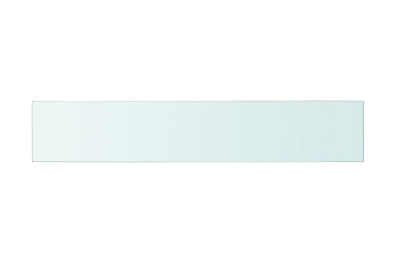 Hyllplan 2 st glas genomskinlig 70x12 cm - Transparent - Förvaring - Klädförvaring - Garderob & garderobssystem - Garderobsinredning - Hyllplan till garderob