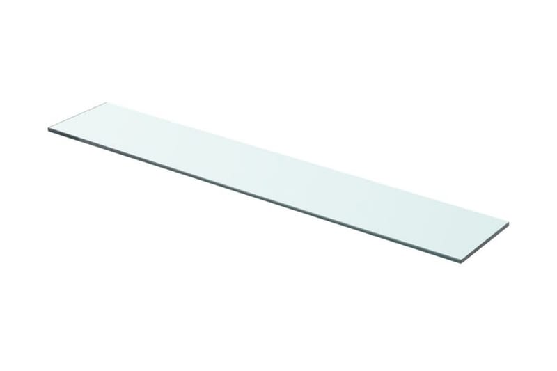 Hyllplan 2 st glas genomskinlig 70x12 cm - Transparent - Förvaring - Klädförvaring - Garderob & garderobssystem - Garderobsinredning - Hyllplan till garderob
