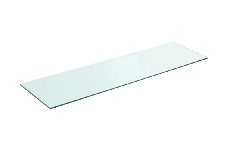 Hyllplan 2 st glas genomskinlig 90x25 cm - Transparent - Hyllplan till garderob - Hyllplan & hyllkonsol