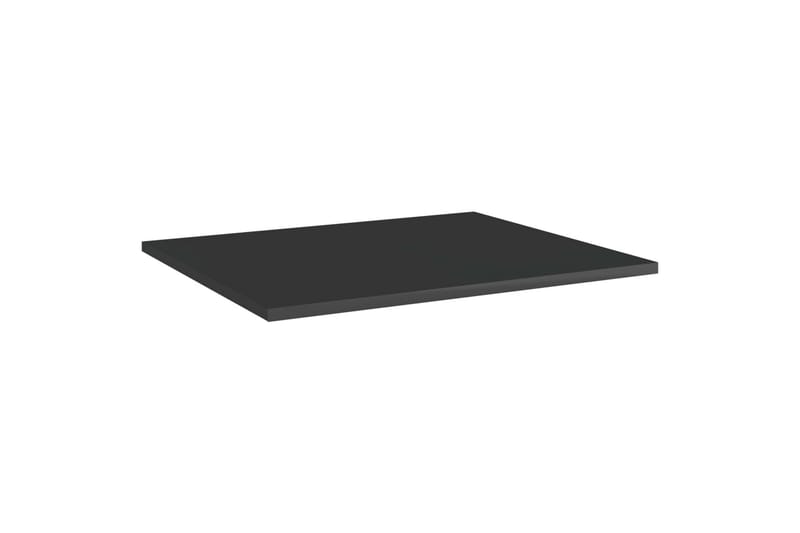 Hyllplan 8 st svart högglans 60x50x1,5 cm spånskiva - Svart - Förvaring - Klädförvaring - Garderob & garderobssystem - Garderobsinredning - Hyllplan till garderob