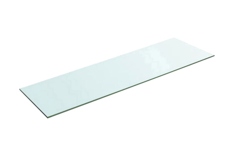 Hyllplan glas genomskinlig 100x30 cm - Transparent - Förvaring - Klädförvaring - Garderob & garderobssystem - Garderobsinredning - Hyllplan till garderob