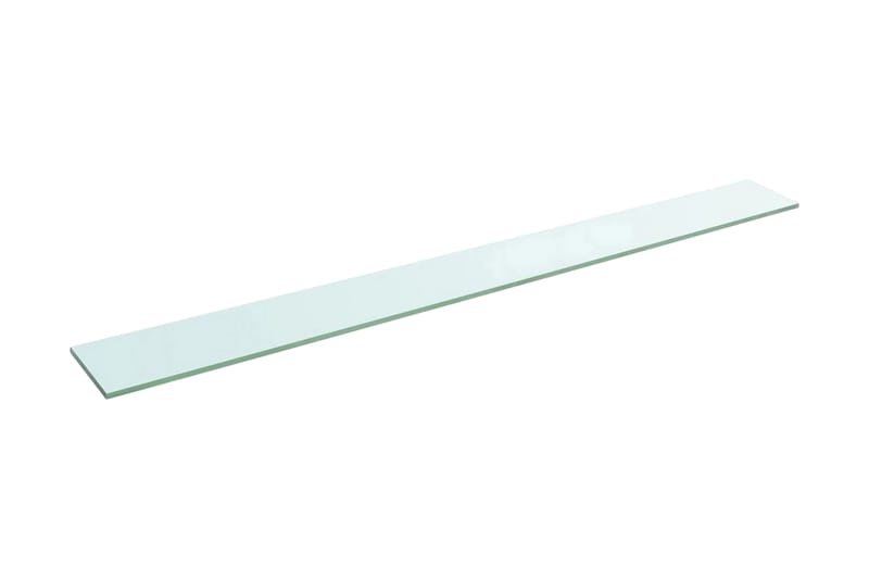 Hyllplan glas genomskinlig 110x12 cm - Transparent - Hyllplan till garderob - Hyllplan & hyllkonsol