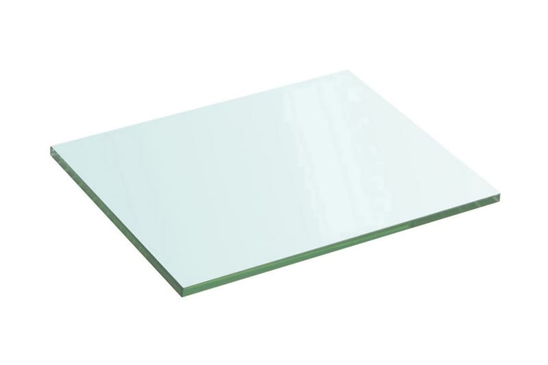 Hyllplan glas genomskinlig 20x25 cm - Transparent - Hyllplan till garderob - Hyllplan & hyllkonsol