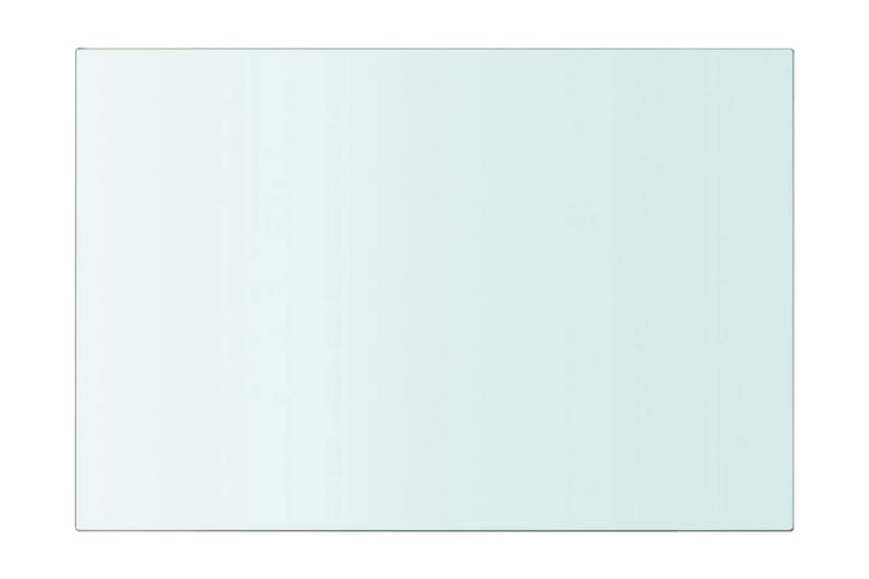 Hyllplan glas genomskinlig 20x30 cm - Transparent - Förvaring - Klädförvaring - Garderob & garderobssystem - Garderobsinredning - Hyllplan till garderob