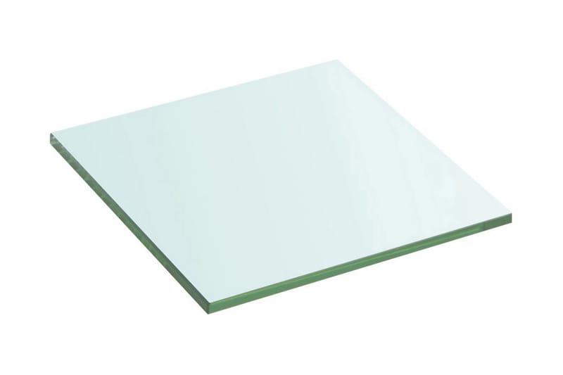 Hyllplan glas genomskinlig 30x30 cm - Transparent - Förvaring - Klädförvaring - Garderob & garderobssystem - Garderobsinredning - Hyllplan till garderob