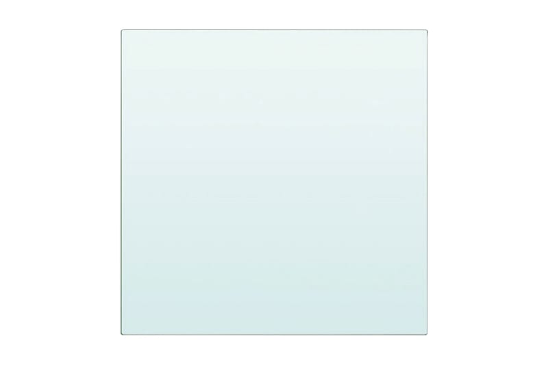 Hyllplan glas genomskinlig 30x30 cm - Transparent - Förvaring - Klädförvaring - Garderob & garderobssystem - Garderobsinredning - Hyllplan till garderob