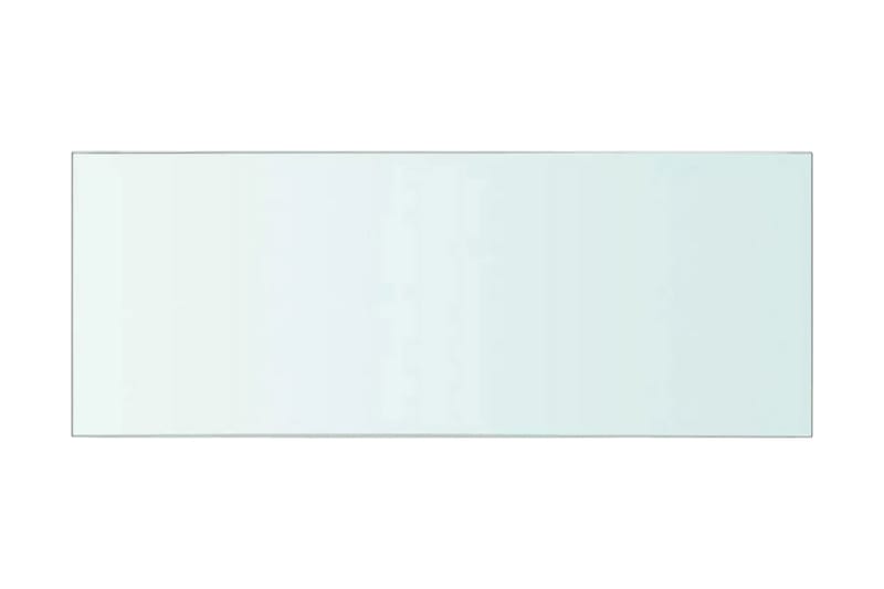 Hyllplan glas genomskinlig 40x15 cm - Transparent - Förvaring - Klädförvaring - Garderob & garderobssystem - Garderobsinredning - Hyllplan till garderob