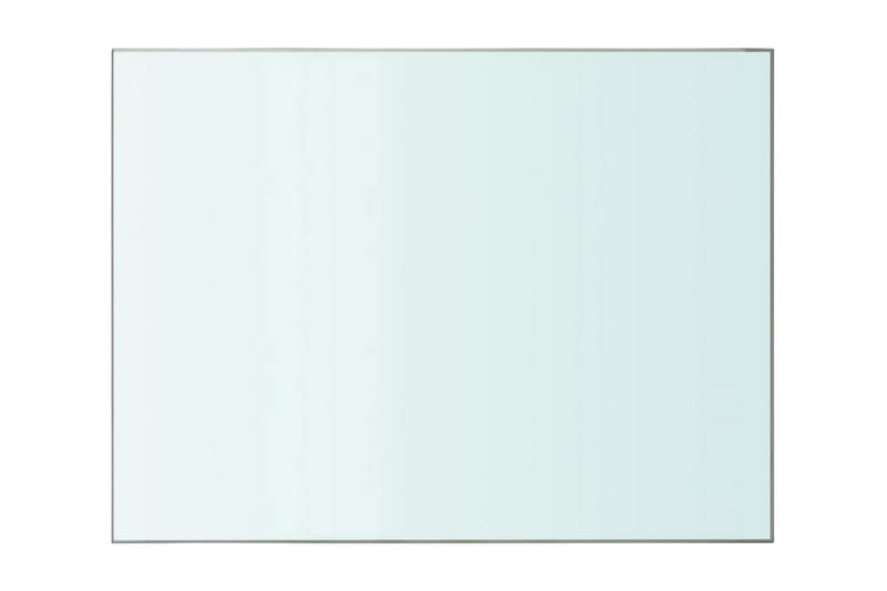 Hyllplan glas genomskinlig 40x30 cm - Transparent - Förvaring - Klädförvaring - Garderob & garderobssystem - Garderobsinredning - Hyllplan till garderob