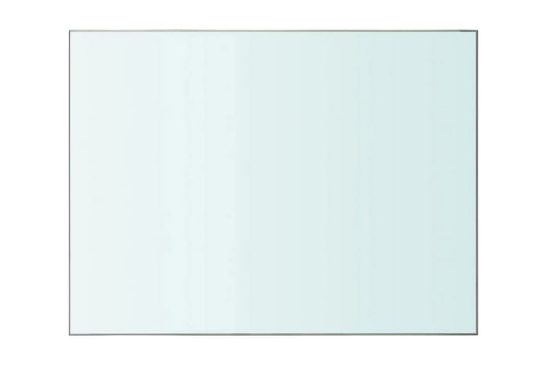 Hyllplan glas genomskinlig 40x30 cm - Transparent - Hyllplan till garderob - Hyllplan & hyllkonsol