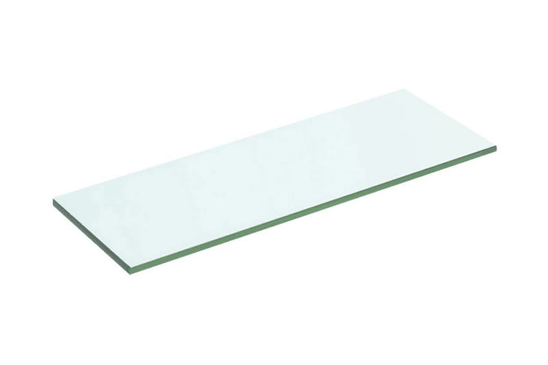 Hyllplan glas genomskinlig 50x12 cm - Transparent - Hyllplan till garderob - Hyllplan & hyllkonsol